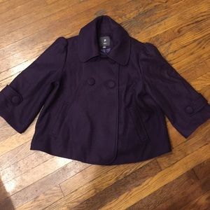 3/4 sleeve Wool like Jacket