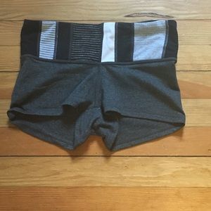 Reversible Lululemon banded spandex shorts