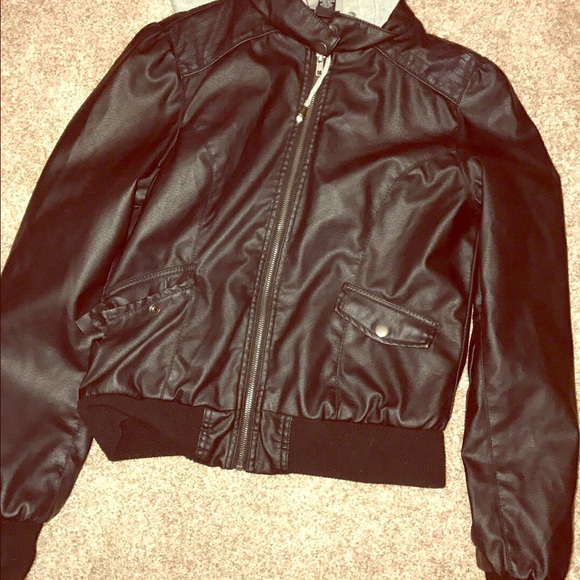 Leather jacket