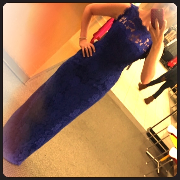 Monique Lhuillier Dresses | Monique Lhuillier Blue Lace Dress | Color: Blue | Size: 4 | Channingeliz's Closet Monique Lhuillier Dresses | Monique Lhuillier Blue Lace Dress | Color: Blue | Size: 4 | Channingeliz's Closet