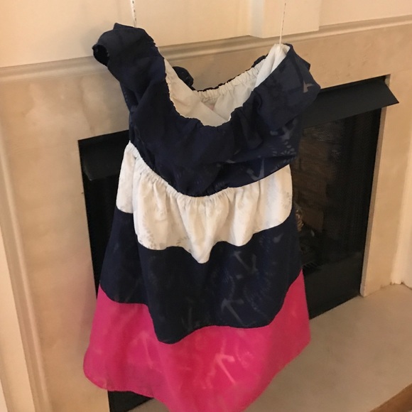 Lilly Pulitzer strapless dress XL
