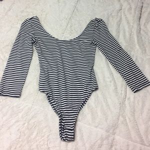 Stripped playsuit/onesie