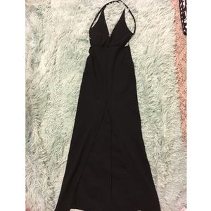 Sexy black maxi dress from Forever 21