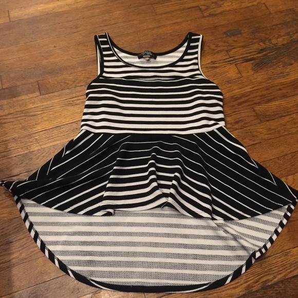 Sexy High Low Peplum w/ slit