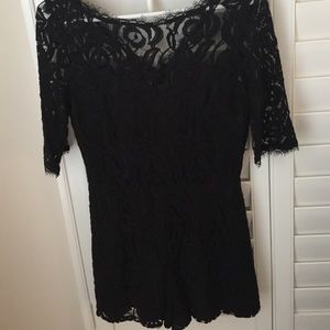 Bcbg lace romper