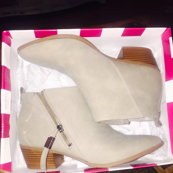 Taupe Flat Booties