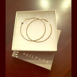 Silpada hoop earrings