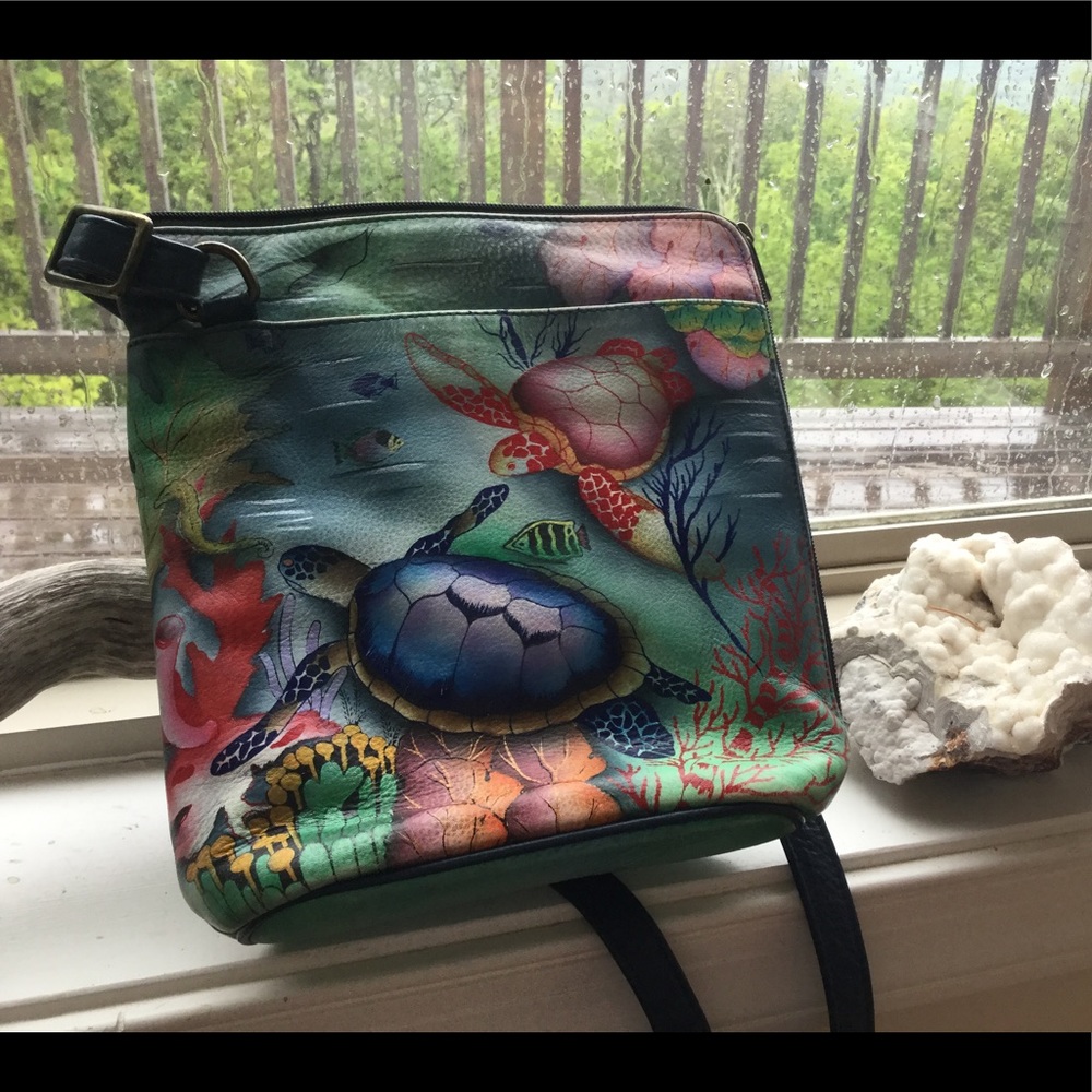 Anuschka Two Sided Zip Travel Organizer