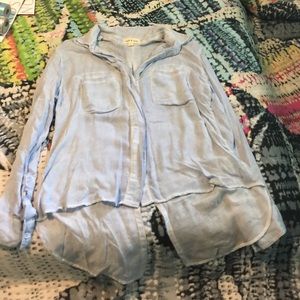 Super soft cotton button down