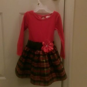 Red and plaid party dress by Youngland Red and plaid party dress by Youngland