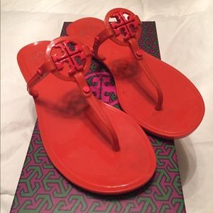 Poppy Red Tory Burch sandals