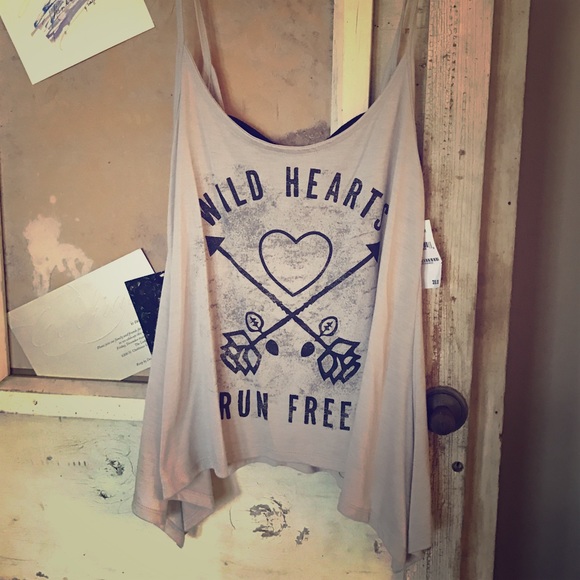 Gray tank top! With strapped V-neck back