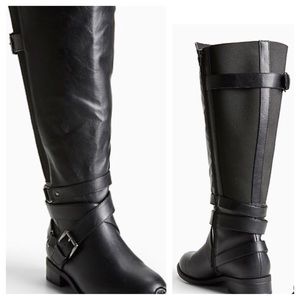 Torrid Plus - Wide Calf Tall Boot Black - SZ 12