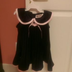 Dark navy sleeveless dress by Rare Editions