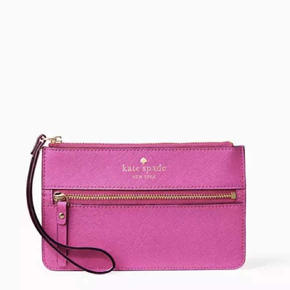 NWT Kate Spade Wristlet Mikas Pond Bee