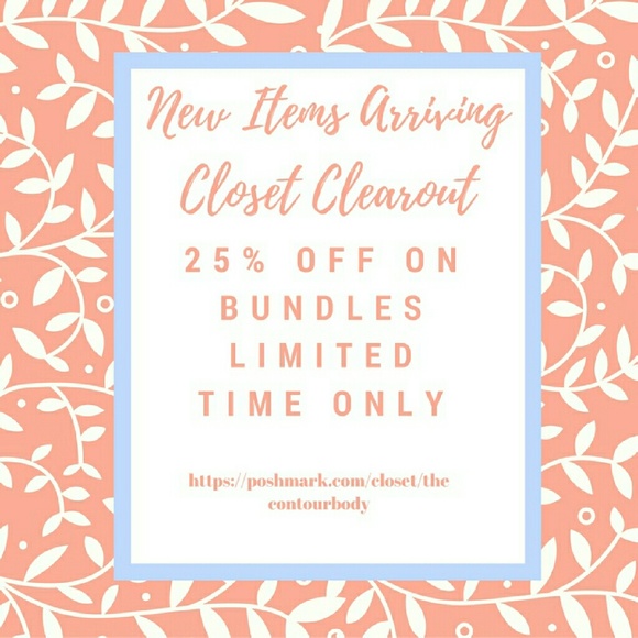 Closet clear out- 25% off bundles