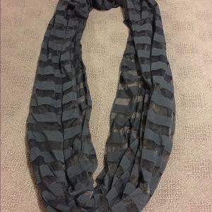 Dark blue infinity scarf