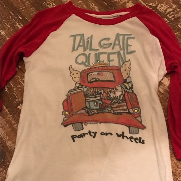 Alternative Earth Tailgate Queen baseball tshirt