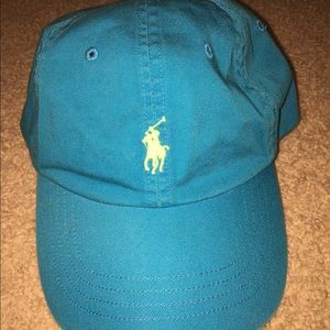 Blue and Yellow Polo Hat