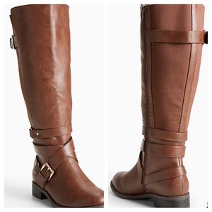Torrid Plus - Wide Calf Tall Boot - Brown - SZ 12