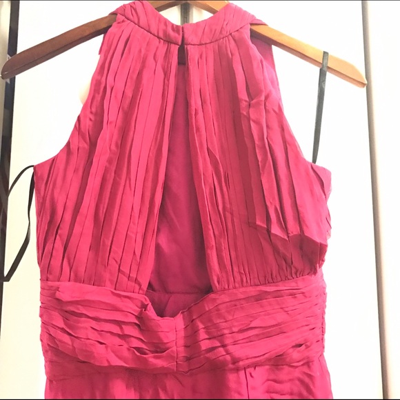 Halter long magenta dress - Picture 4 of 4