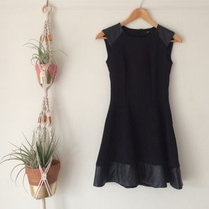 H&M fit and flare ponte dress