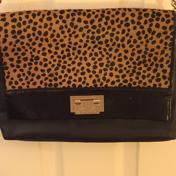 kate spade Polka Dot Calf Hair Purse - Picture 2 of 4