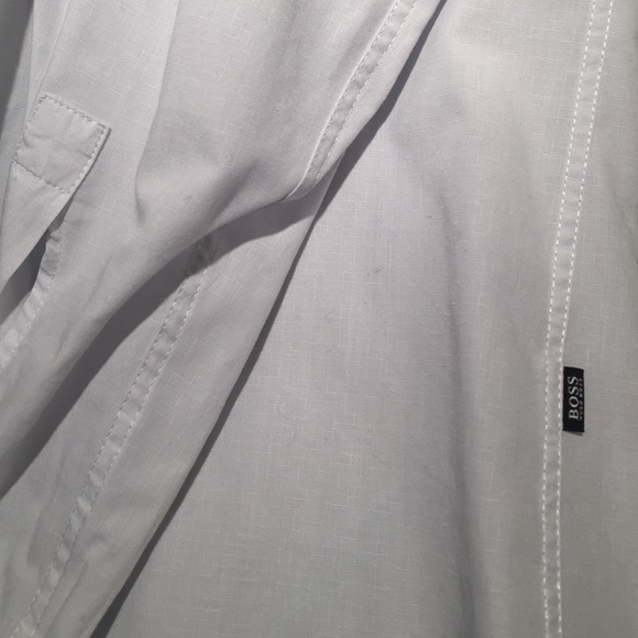 Boss by Hugo Boss Light Grey Button Down - Picture 3 of 3