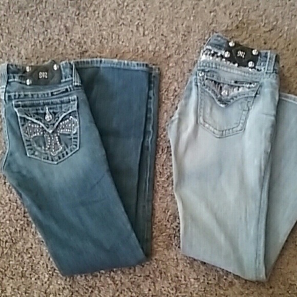 Miss me jeans bundle dark and light jeans