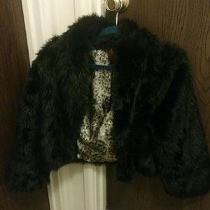 Faux fur coat