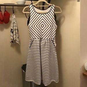 Black and white dress
