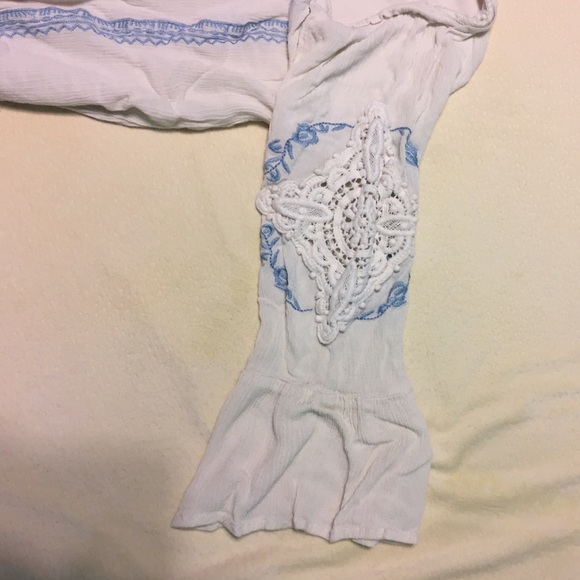 3/4 vintage boho top - Picture 2 of 2