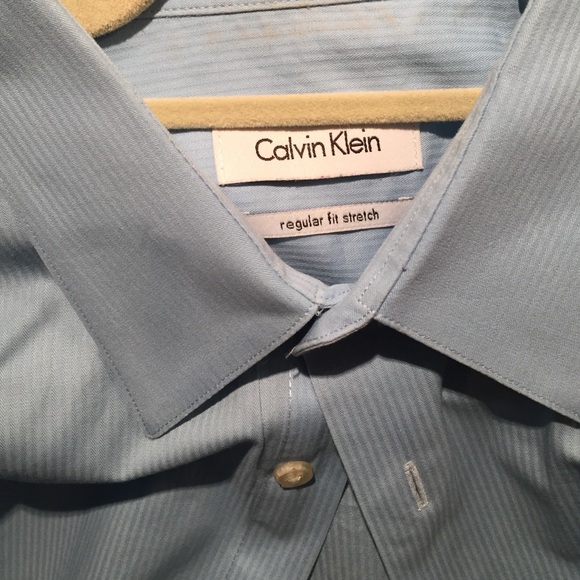 Calvin Klein Blue Dress shirt - Picture 2 of 3