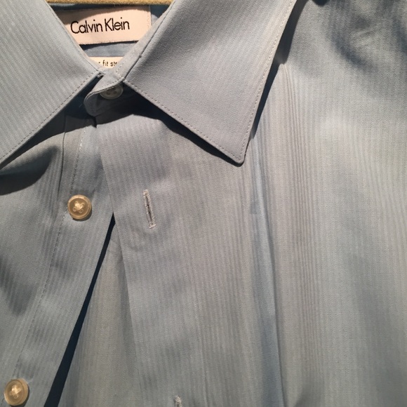Calvin Klein Blue Dress shirt - Picture 3 of 3