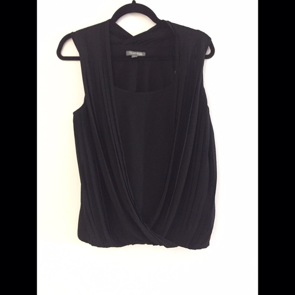 Black pleated Tank