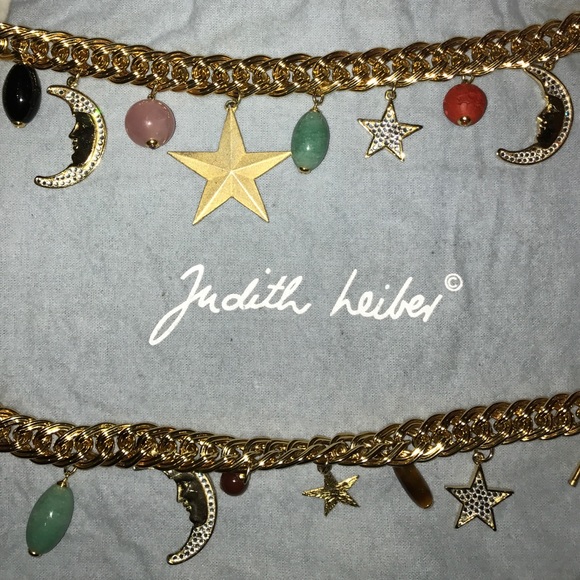 Judith Leiber Moon & Stars Charm Belt main image 4
