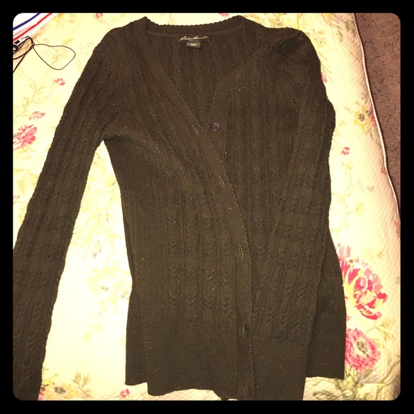 Olive green cardigan