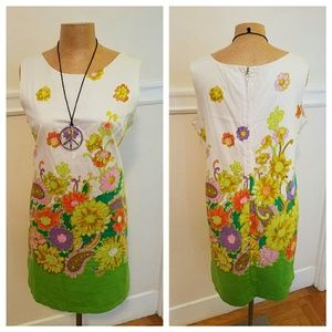 Adorable vintage 60s floral cotton dress Adorable vintage 60s floral cotton dress