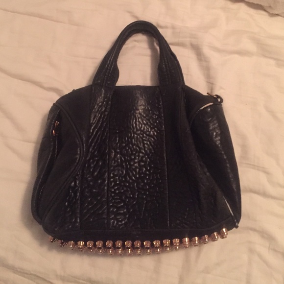 Alexander Wang black studded bag