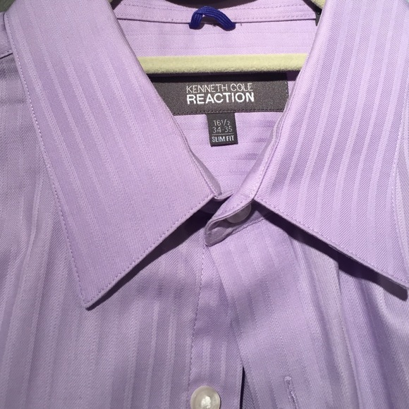 Kenneth Cole Reaction Light Purple Shirt - Picture 2 of 3