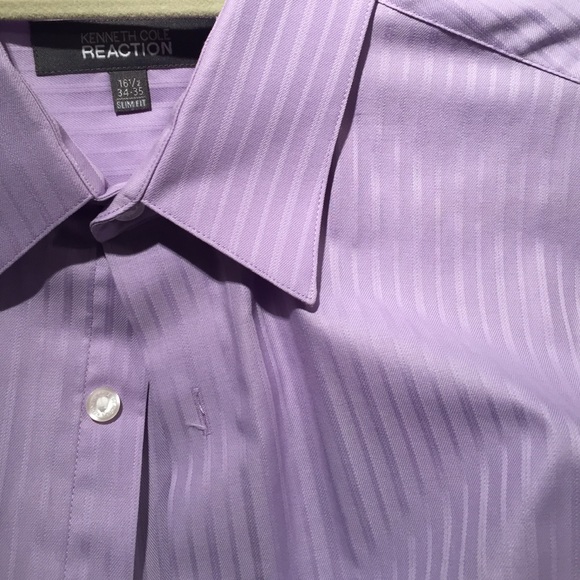 Kenneth Cole Reaction Light Purple Shirt - Picture 3 of 3