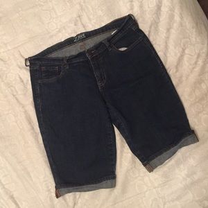 Denim Bermuda Shorts