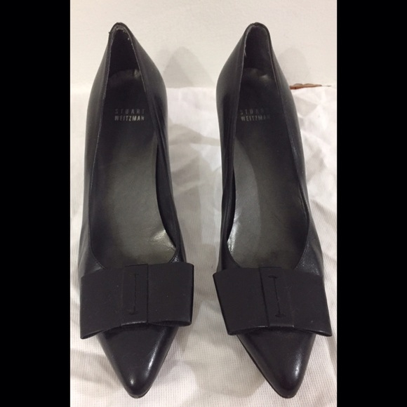 Stuart Weitzman Bow 2" Heels