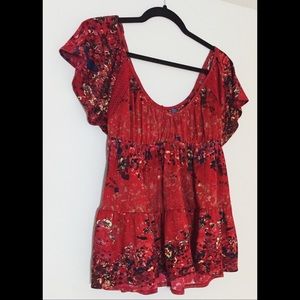 Free People Silk Interlock Too