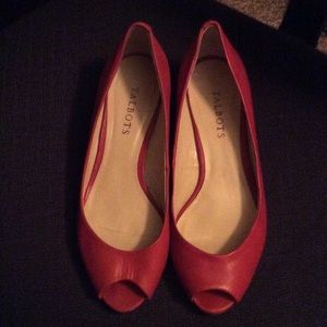 Talbots red flats
