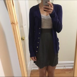 Banana Republic royal blue cardigan