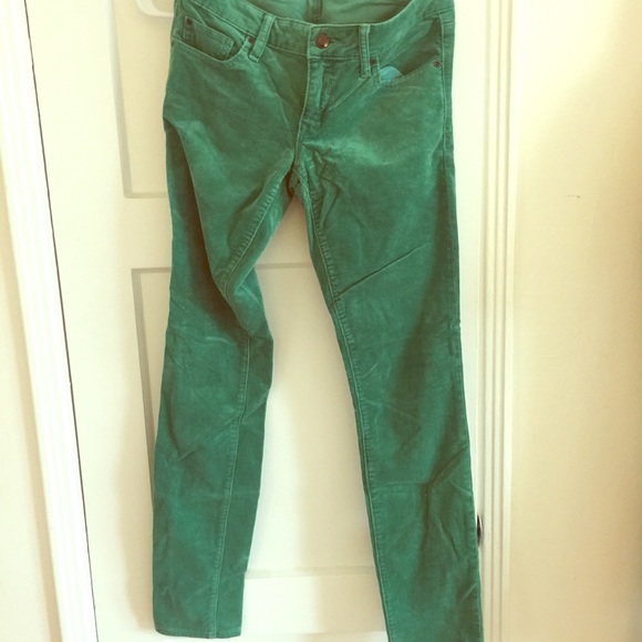 Skinny Green Gap Corduroys
