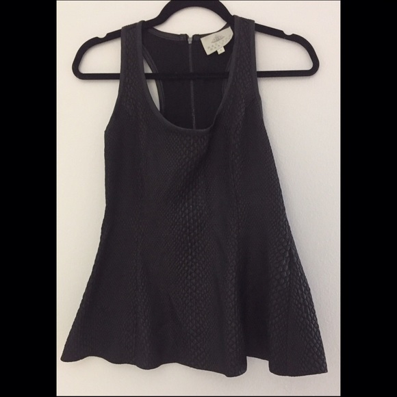 Madison Marcus Snakeskin Jacquard Tank