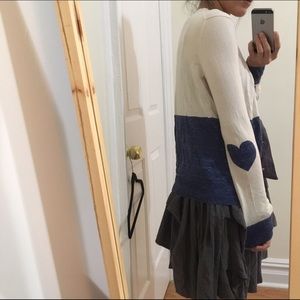 Madewell heart cardigan by Wallace