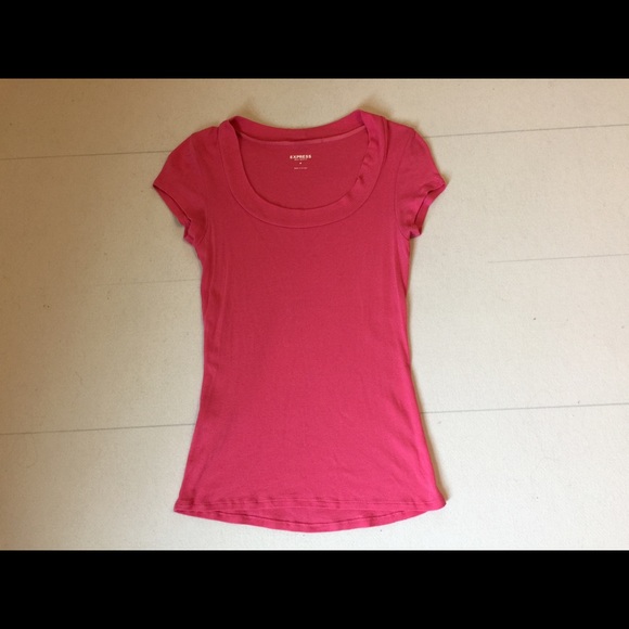 Pink Express Fitted Tshirt